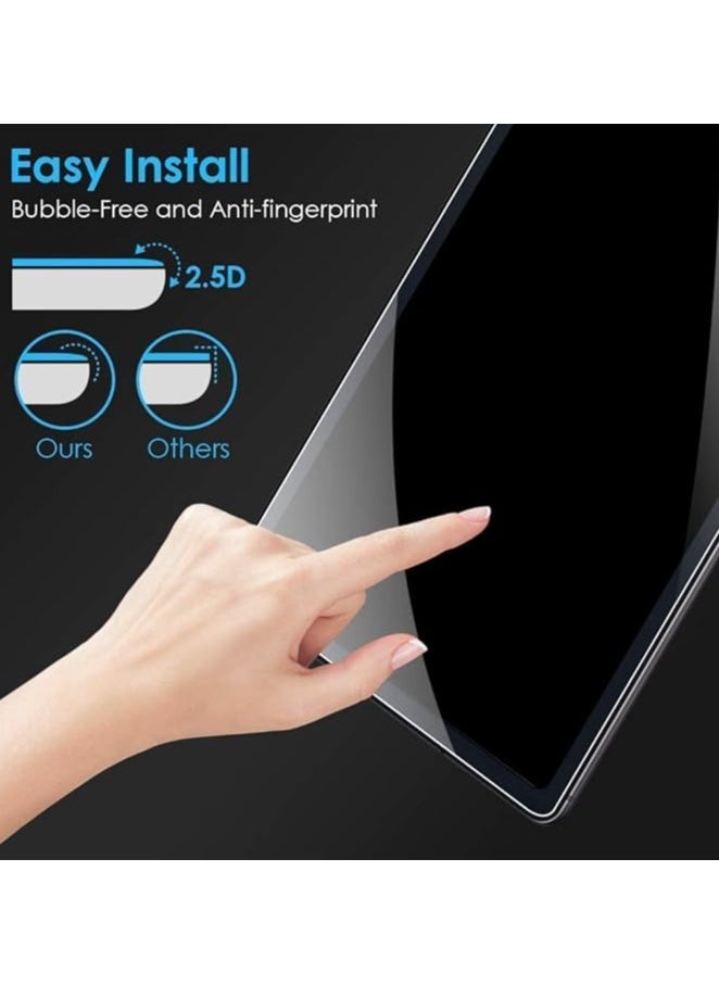 Galaxy Tab S6 Lite Screen Protector Tempered Glass Guard Full Glue High-Definition Ultra Thin Anti-Bubble Glass for 10.4