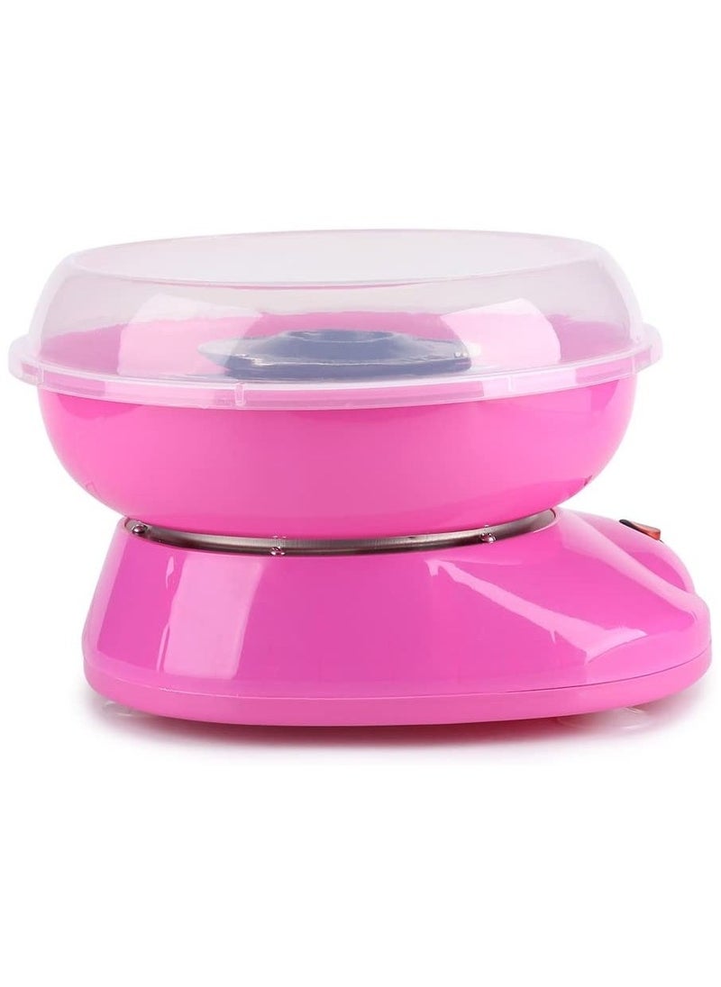 Cotton Candy Machine,450W Mini Electric Maker, DIY Sugar Floss Machine, Suitable for Parties, Cookouts, or Just a Special Surprise!(Pink)