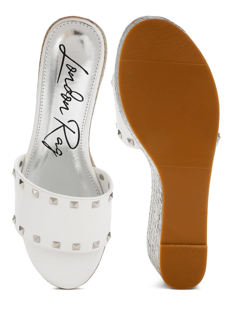 Slip On Espadrilles in White