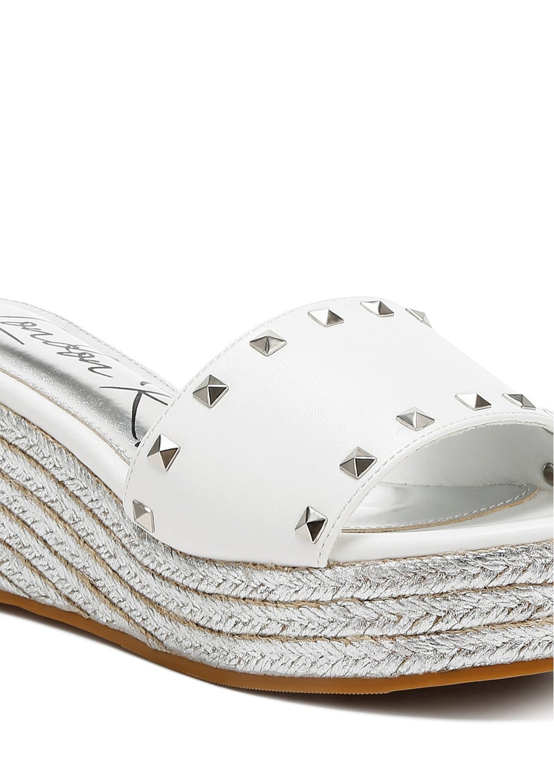 Slip On Espadrilles in White