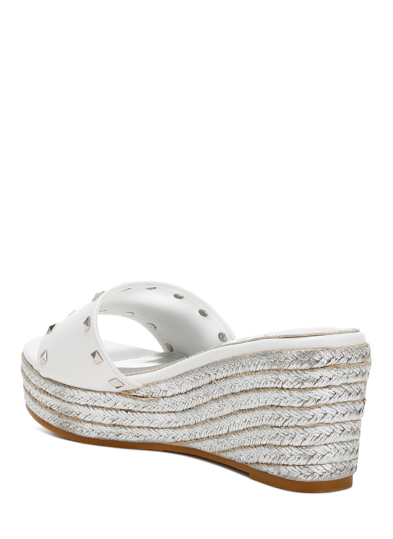 Slip On Espadrilles in White