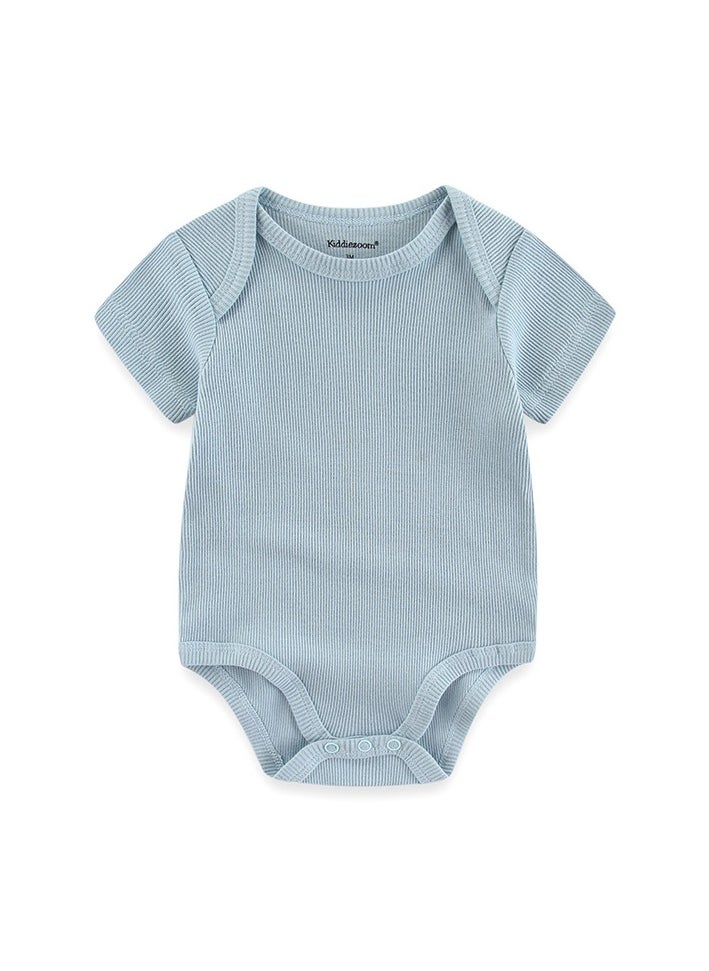 Baby Boy And Baby Girl Cotton Short Sleeve Jumpsuit