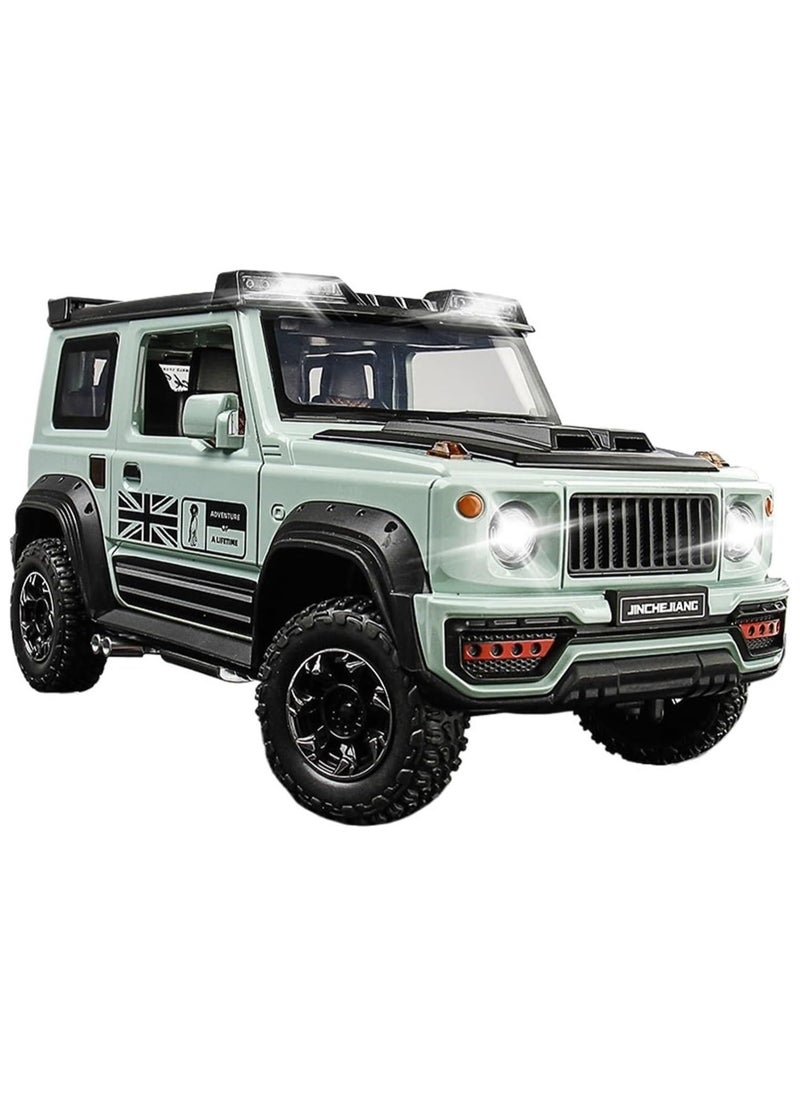 1:24 Scale Jimny SUV Diecast Alloy Model Car Off-Road Vehicle with Sound & Light Perfect Gift for Collectors & Kids