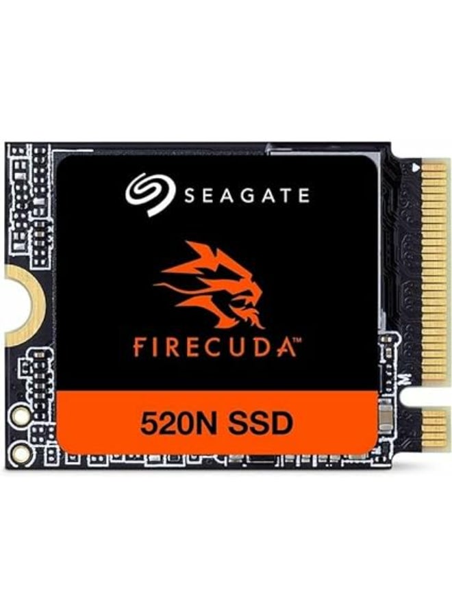 FireCuda 520N SSD 1TB Solid State Drive - M.2 2230-S2, PCIe Gen4 x4 NVMe 1.4, speeds up to 4800MB/s, compatible with Steam Deck, Microsoft Surface, laptop, with Rescue Services | ZP1024GV3A002 1024 GB