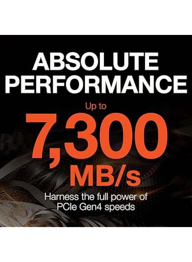 FireCuda 530, 2TB, Internal SSD, M.2 PCIe Gen4 ×4 NVMe 1.4, transfer speeds up to 7400 MB/s, 3D TLC NAND, 2550TBW, Heatsink, for PS5/PC ZP2000GM3A023 2 TB