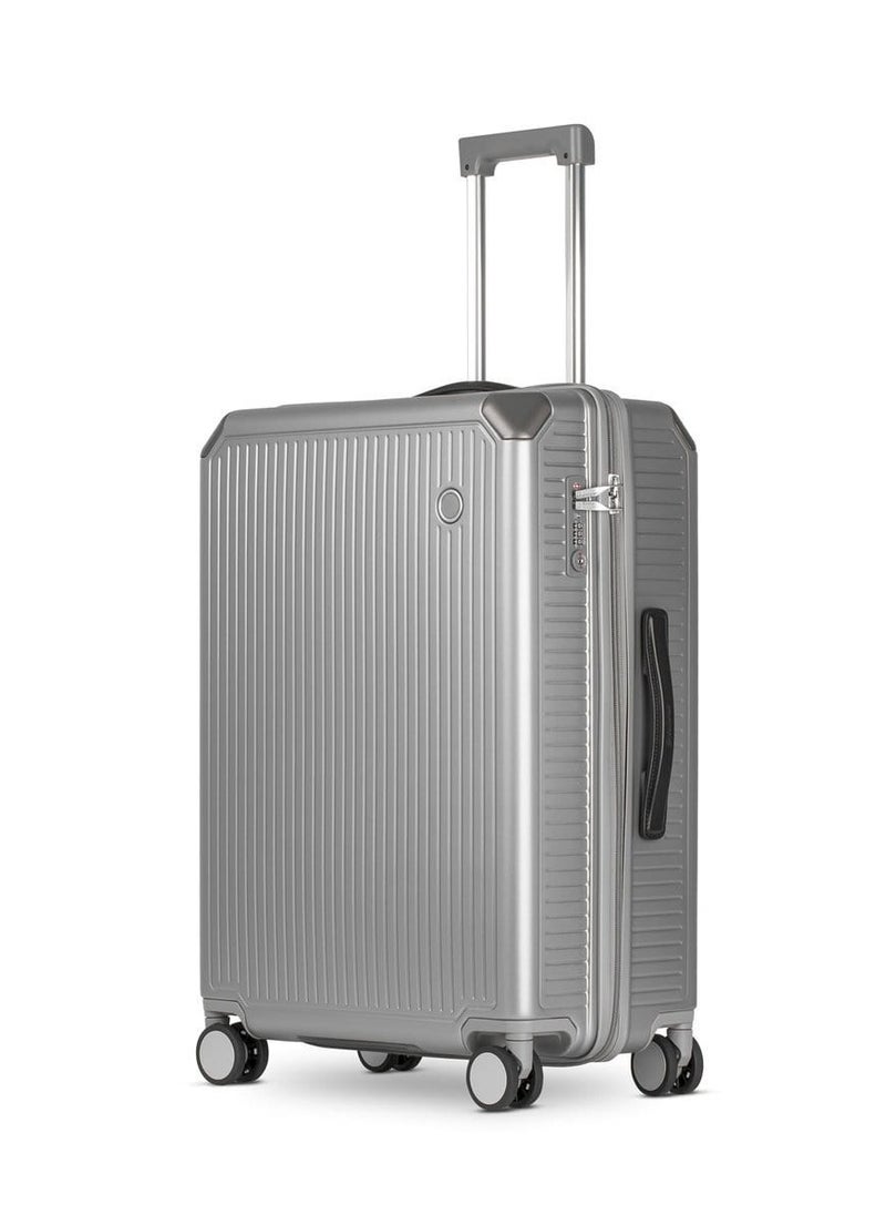 Shogun 54cm 4 Double Wheel Cabin Luggage Trolley Silver