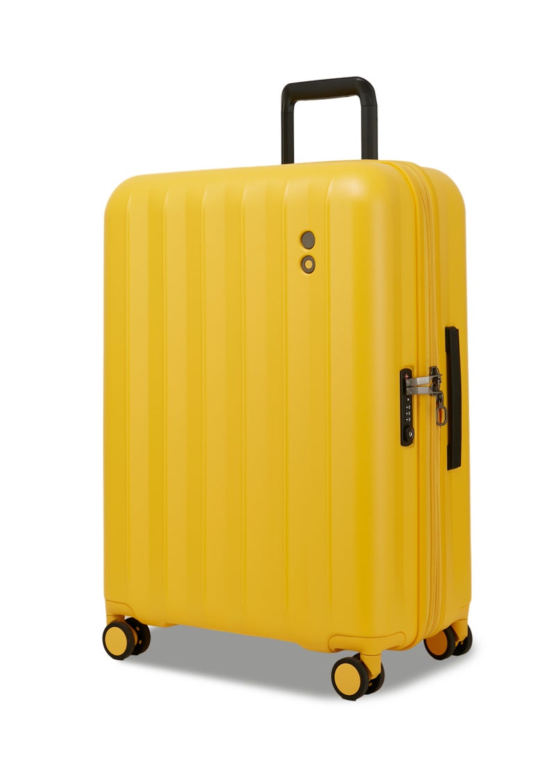 Amos Pro 4 Double Wheel 75cm Check-In Luggage Trolley Yellow