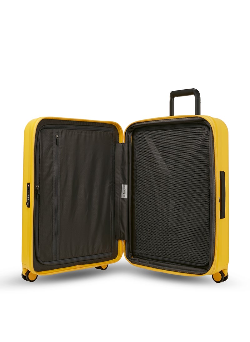 Amos Pro 4 Double Wheel 75cm Check-In Luggage Trolley Yellow