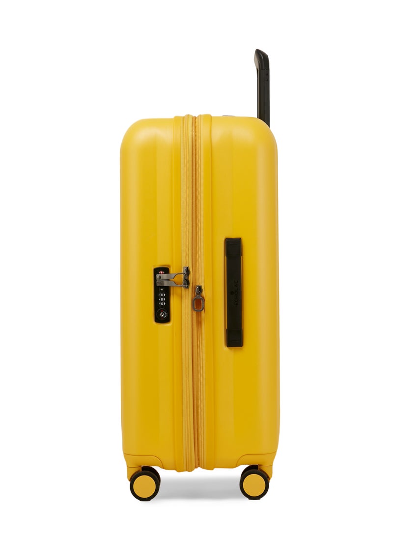 Amos Pro 4 Double Wheel 75cm Check-In Luggage Trolley Yellow