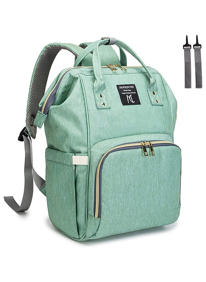 Stylish and Elegant Design Multi-function Large Capacity Waterproof Travel Diaper Bag With Stroller Strap