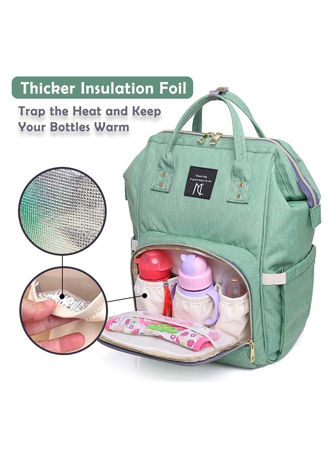 Stylish and Elegant Design Multi-function Large Capacity Waterproof Travel Diaper Bag With Stroller Strap