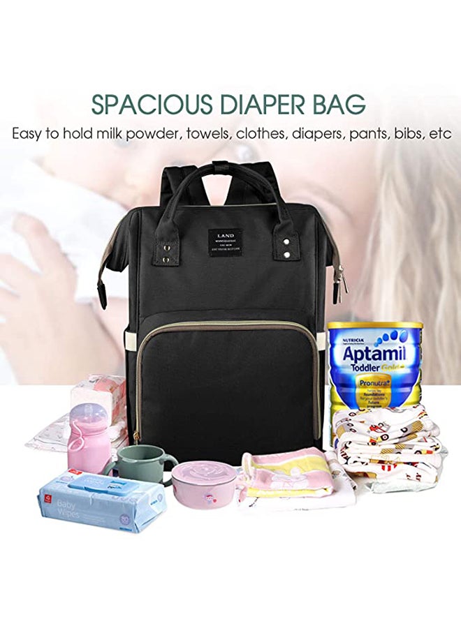 Land Stylish Maternity Multi-Functional Large Capacity Waterproof And Durable Baby Diaper Bag Backpack