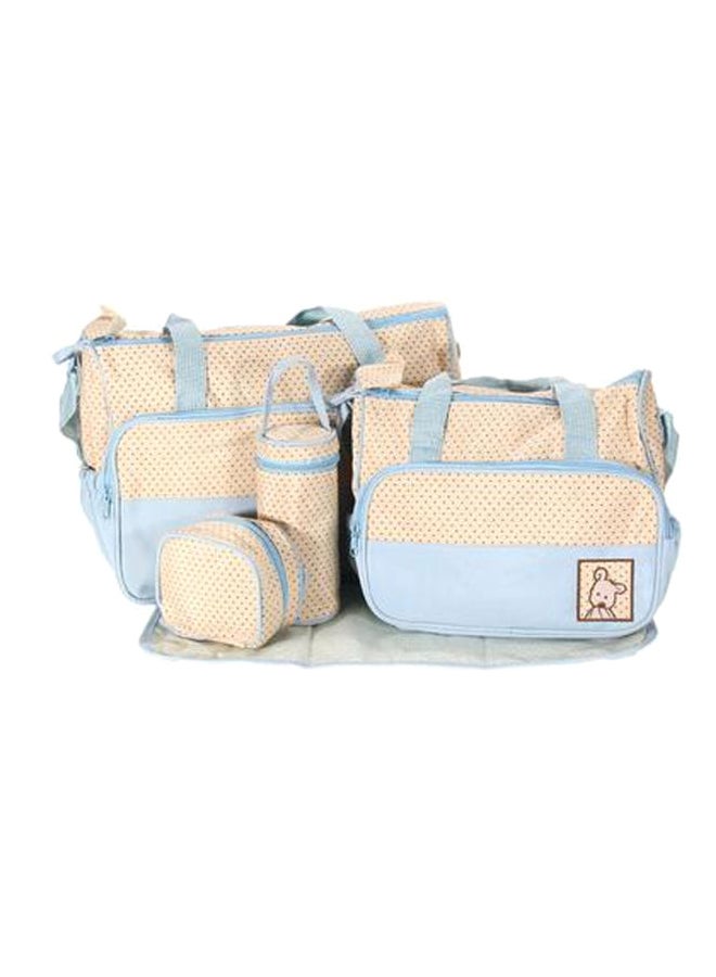 5-Piece Multifunctional Water Proof Baby Diaper Storage Light Weight Bag Set