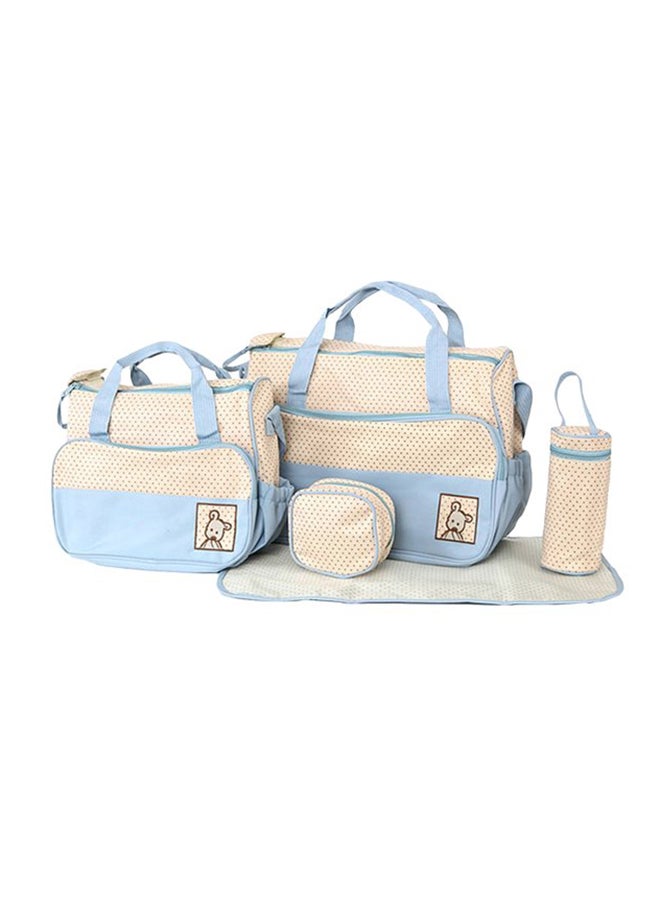 5-Piece Multifunctional Water Proof Baby Diaper Storage Light Weight Bag Set