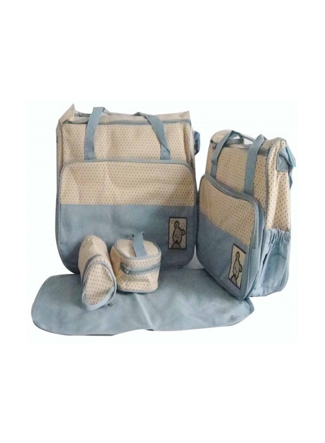 5-Piece Multifunctional Water Proof Baby Diaper Storage Light Weight Bag Set