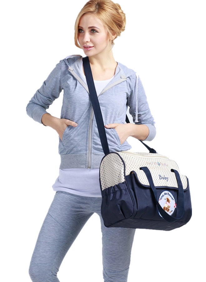 5-Piece Multifunctional Water Proof Baby Diaper Storage Light Weight Bag Set