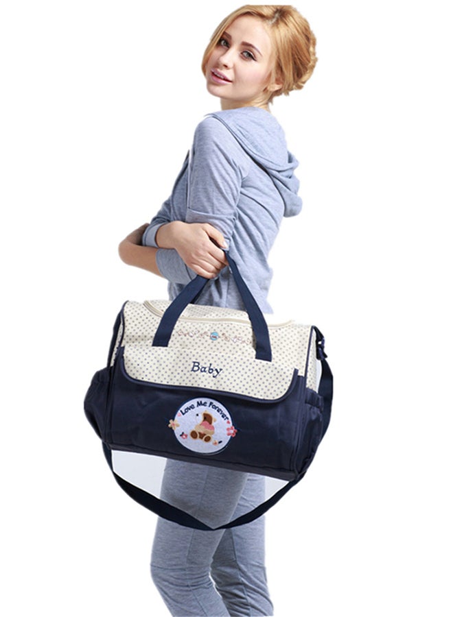 5-Piece Multifunctional Water Proof Baby Diaper Storage Light Weight Bag Set