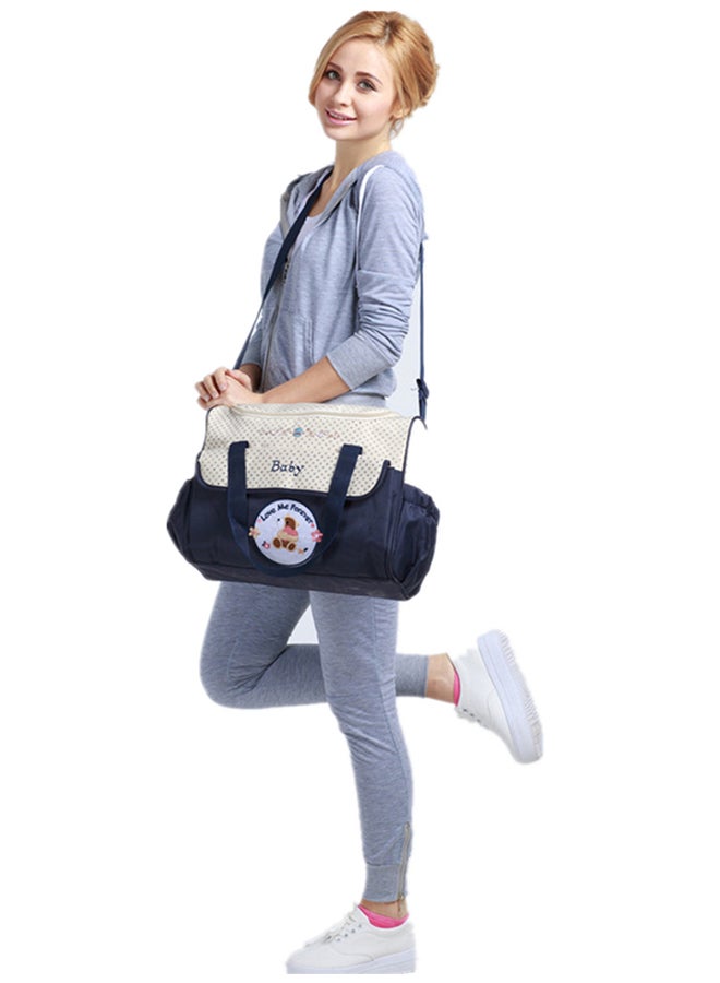 5-Piece Multifunctional Water Proof Baby Diaper Storage Light Weight Bag Set