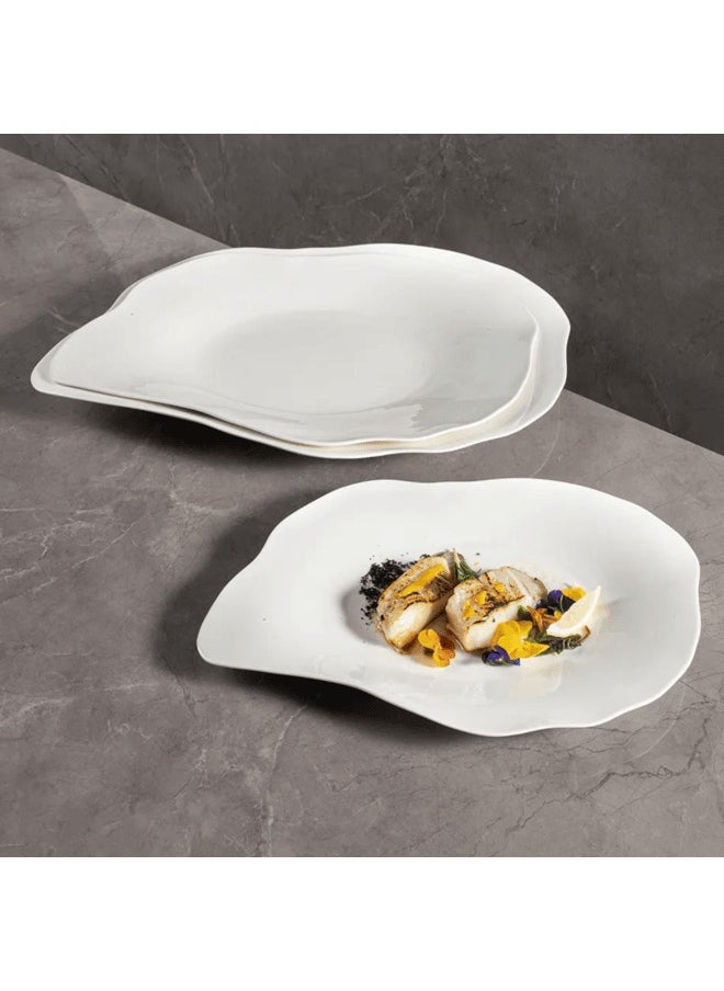 MAAC Home  Forest Fantasy Leaf Plates Elegant Durable and Classic design Perfect for Family Everyday Use, and Family Get- Together, Restaurant, Banquet and More (Set of 1, 16