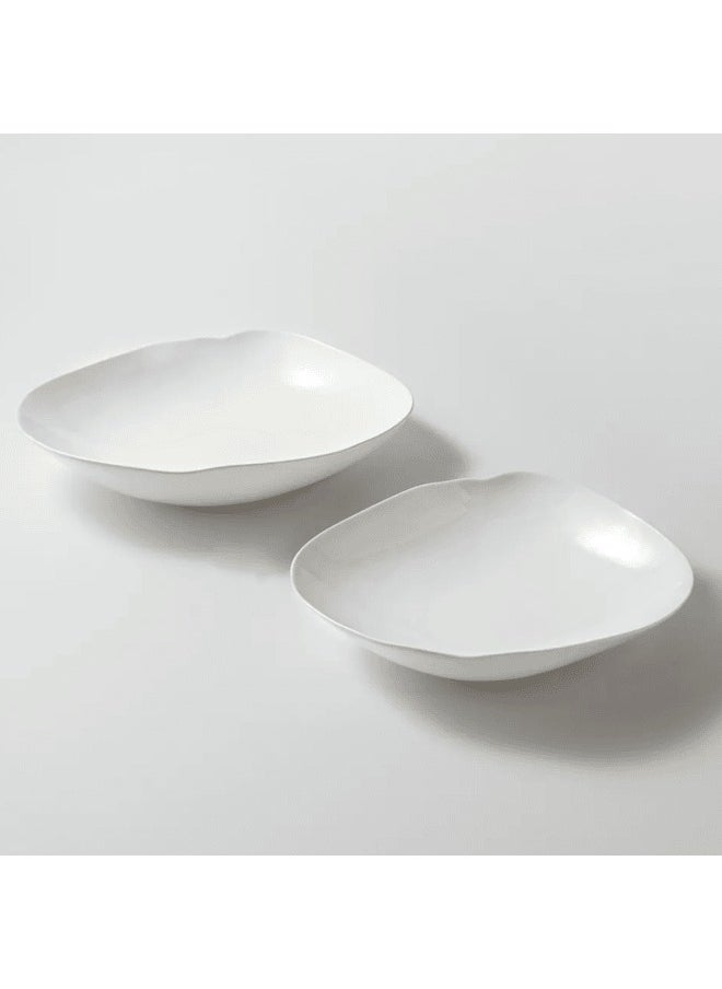 MAAC Home  Jumbo Glossy Bowl Elegant Durable and Classic design Perfect for Family Everyday Use, and Family Get- Together, Restaurant, Banquet and More (Set of 4, 13