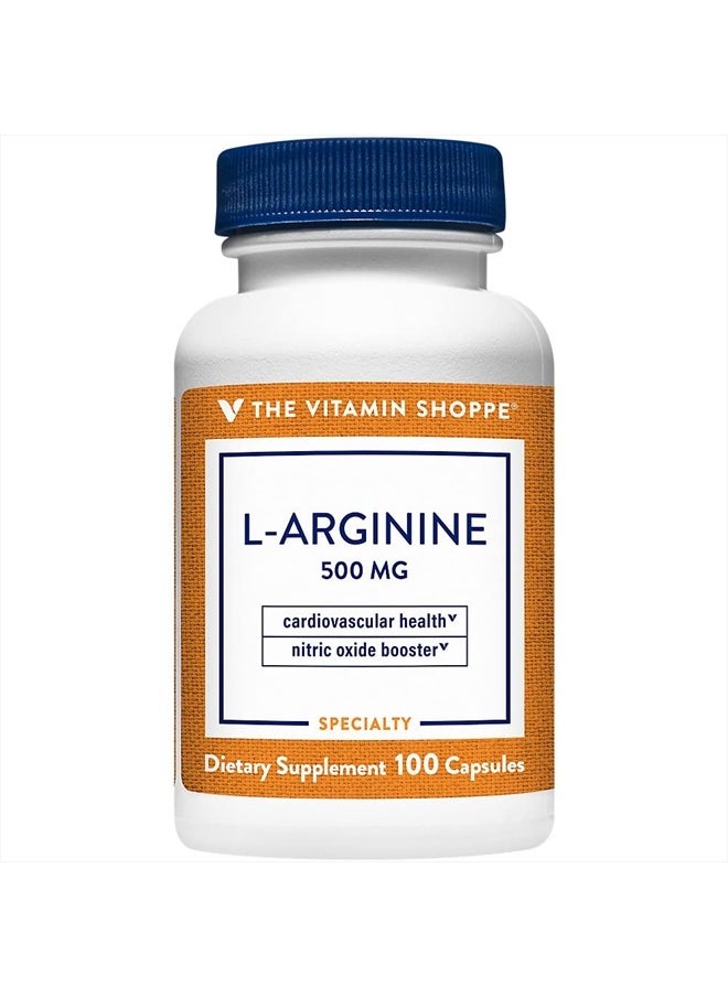 L-Arginine 500 MG - 100 Capsules