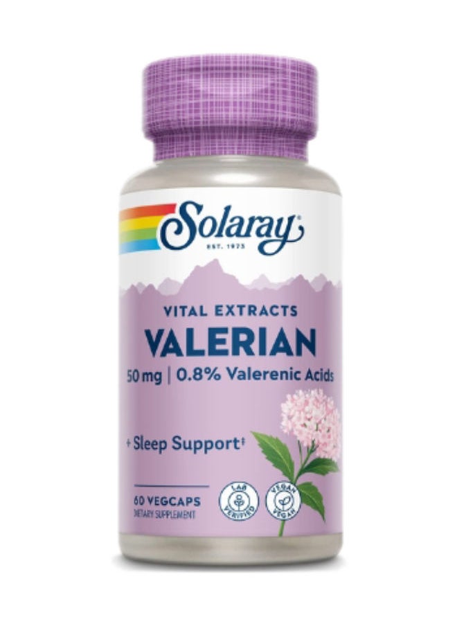 Valerian 50mg Veg 60- Capsules