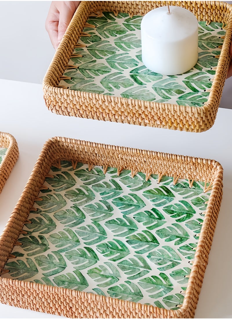 Handmade Woven Shell Tray (large)