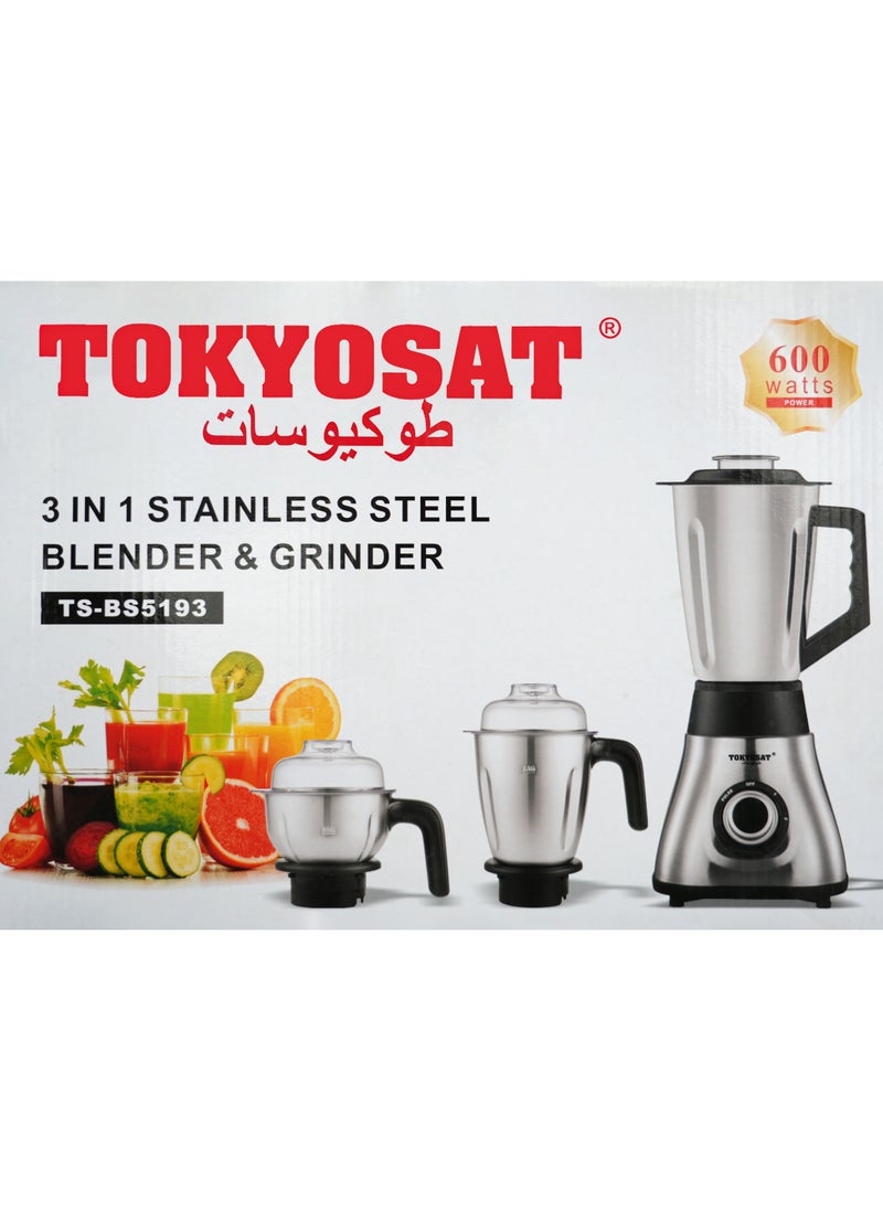 TOKYOSAT 3 IN 1  BLENDER & GRINDER