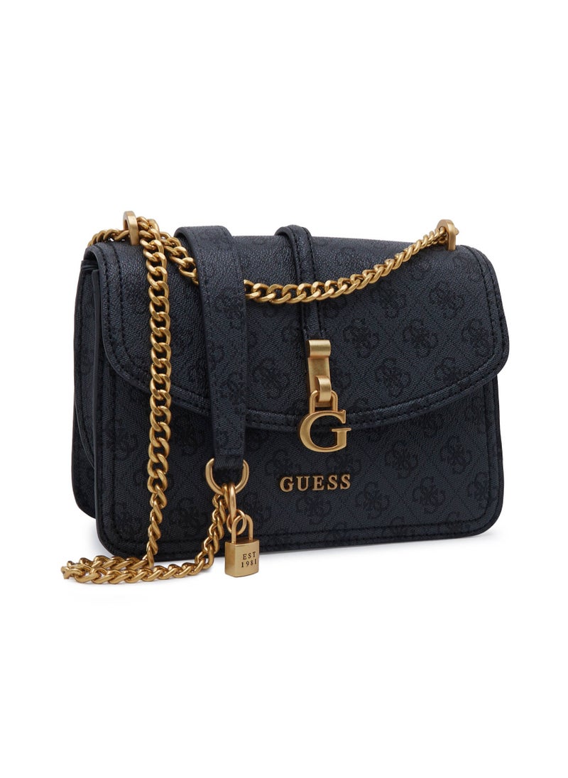 GUESS G James Convertible Xbody Flap Bag with Dove Logo, Dove Logo, Dove Logo