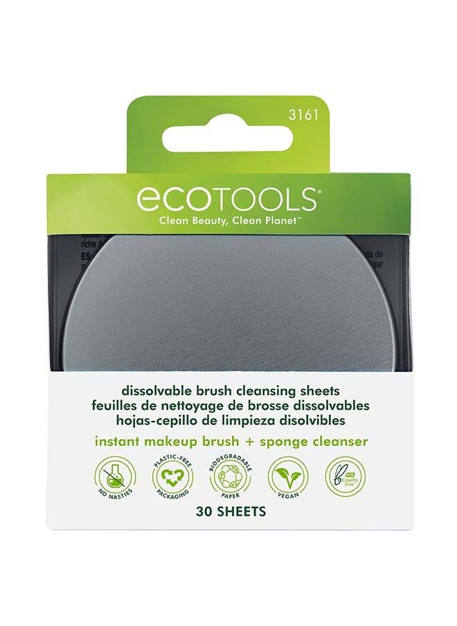 Eco Makeup Brush Cleansing Sheets