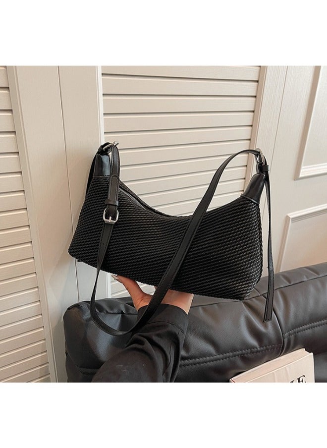 Chic Ladies Leather Square Handbag - Stylish & Versatile Bag for Fashion-Forward Women On-the-Go