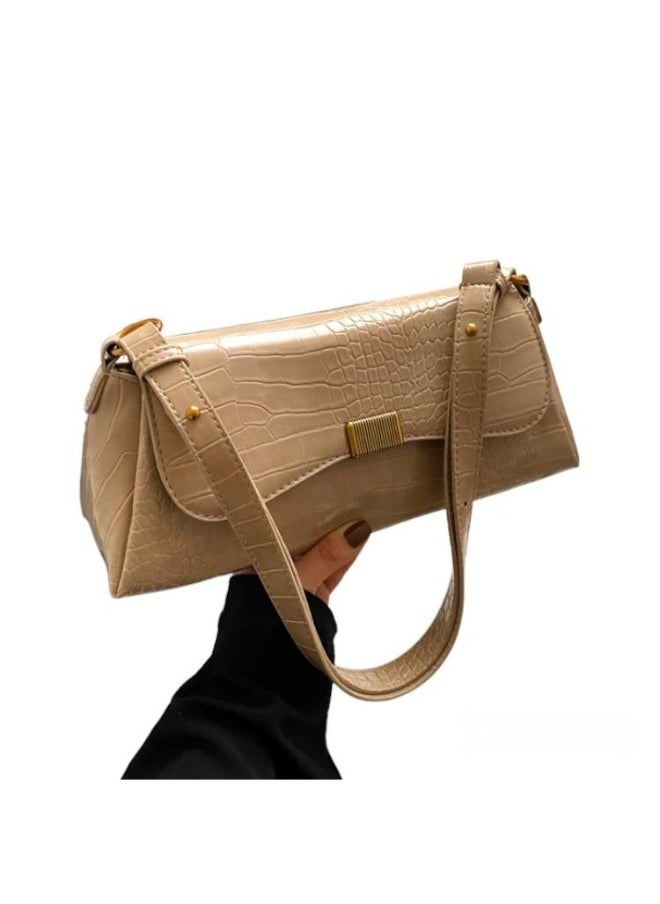 Timeless Leather Shoulder Handbag - Elegant & Versatile Accessory for Women’s Day-to-Night Style