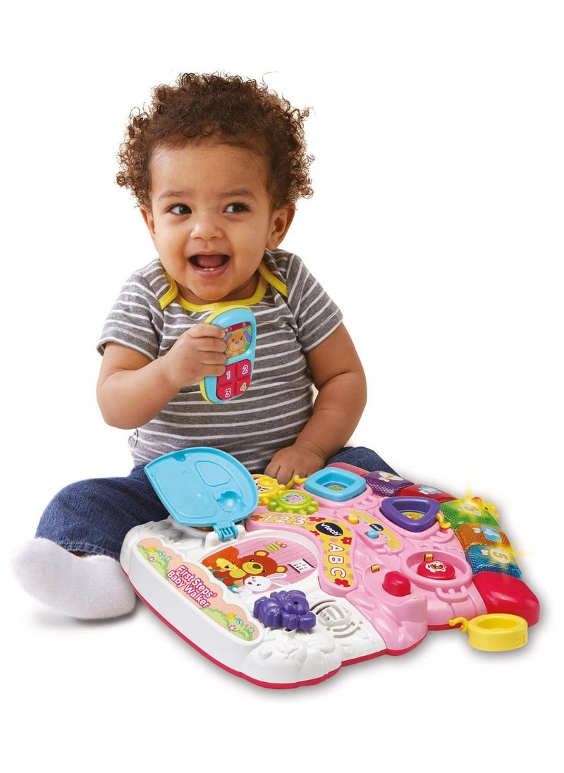 vtech First Steps Baby Walker, House Shaped Activity Panel With Songs, Melodies And Detachable Activity Panel