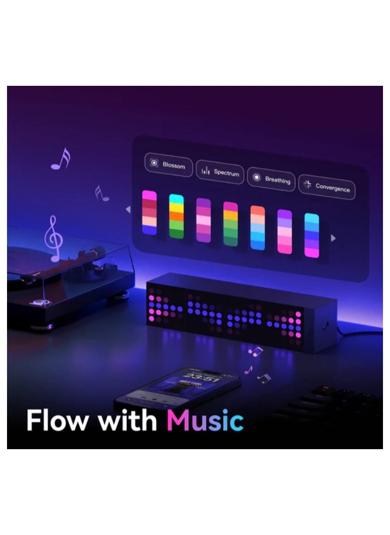 Yeelight Cube Smart Lamp (4-Matrix Pack) | 16 Million Colors Option | RGBIC Individual Addressable | Dynamic Lighting | Music Flow | WiFi Connected | APP Control | For Bedroom, Living Room | Black