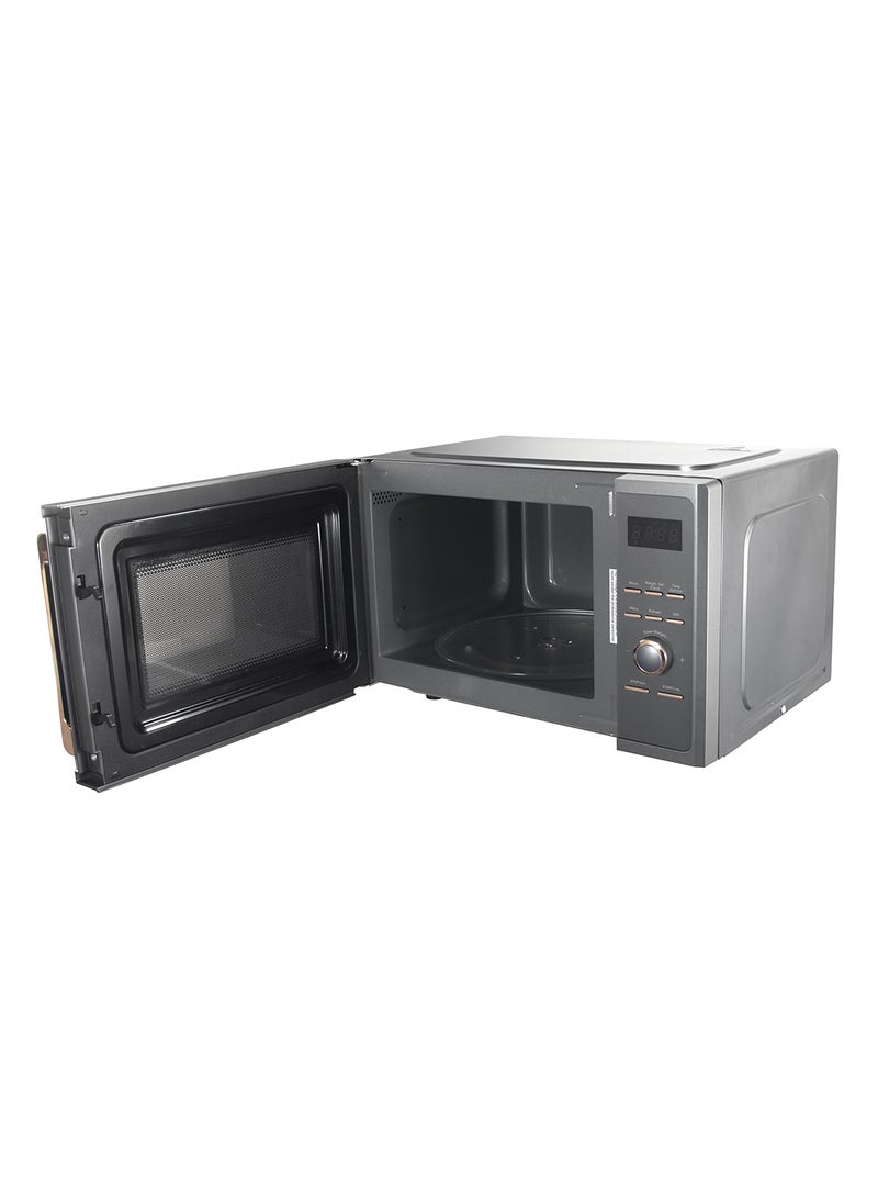 25L Microwave Oven - Digital Touch Control | Pull Open Door Handle with Child Safety Lock | 1000W Grill, Fast Heating and Defrost Function | Good for Home & Office with 5 Power Levels 25 L 1000 W SMO-925DG Black/White