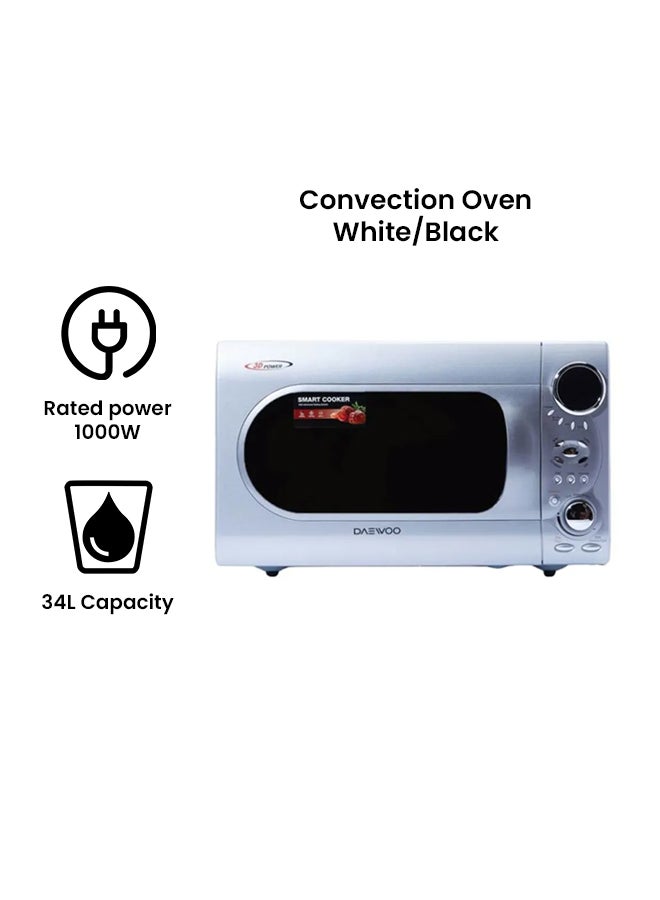 Convection Microwave Oven 34.0 L 1000.0 W KOC-1B0K White/Black