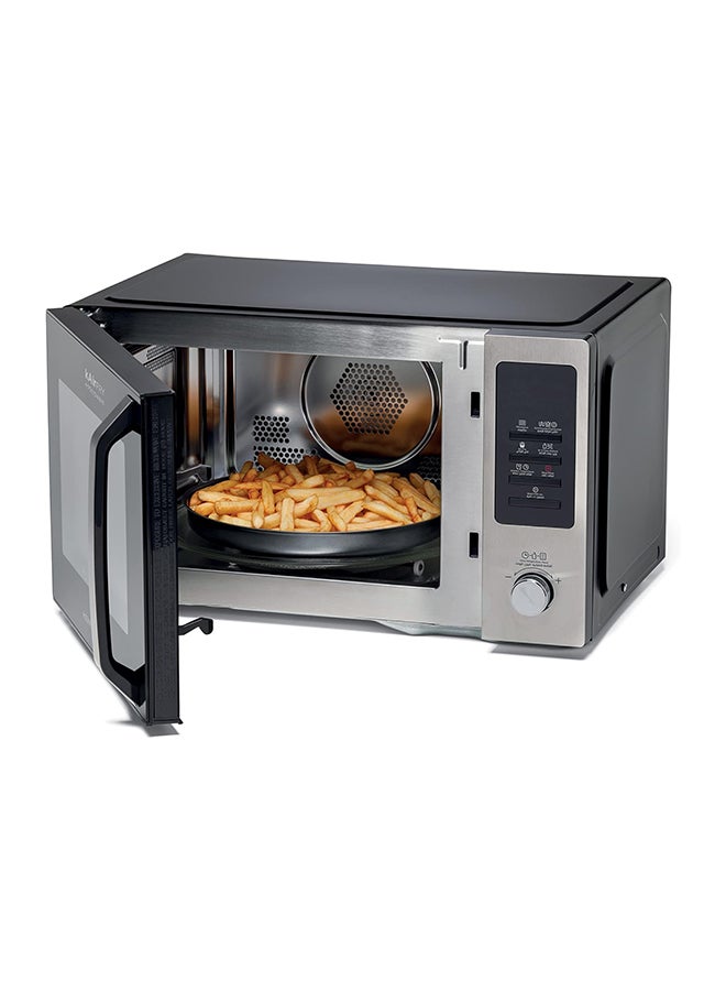 Renewed - 4-in-1 Microwave Oven + Air Fryer +Grill+ Convection 30 L 800 W MWA30BK ‎Metal