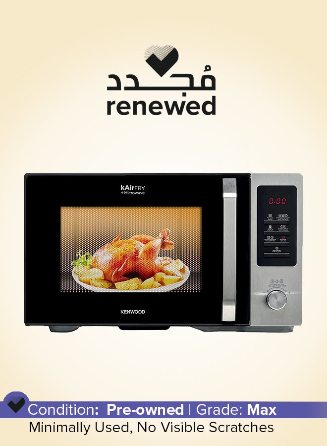 Renewed - 4-in-1 Microwave Oven + Air Fryer +Grill+ Convection 30 L 800 W MWA30BK ‎Metal