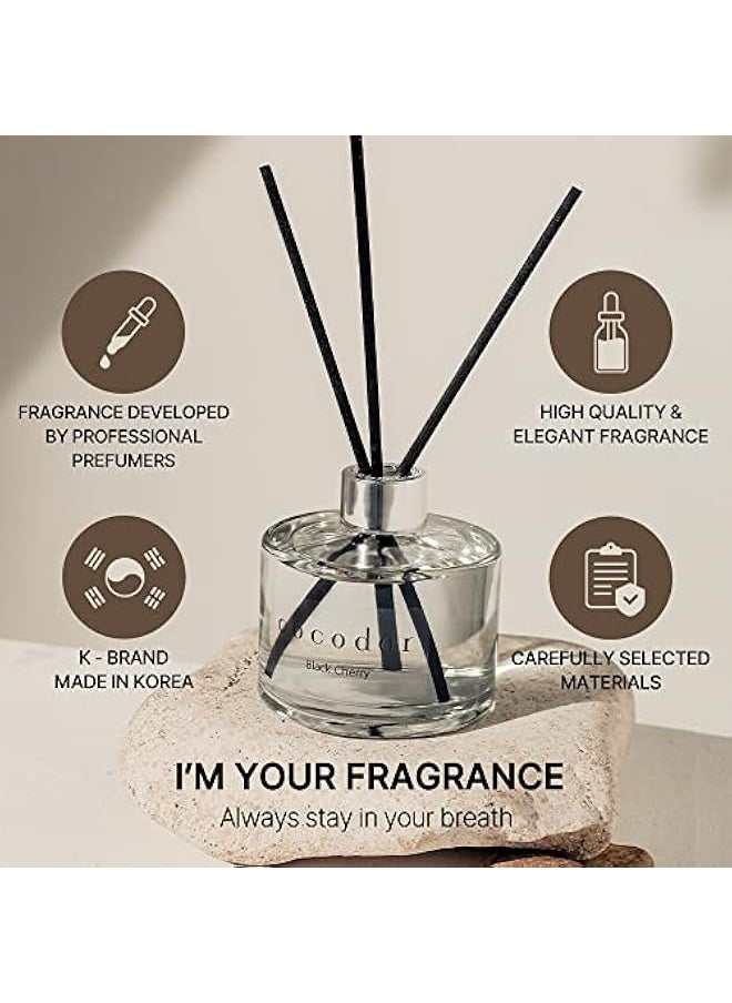 Signature Reed Diffuser/Rose Perfume / 6.7oz(200ml) / 1 Pack/Reed Diffuser, Reed Diffuser Set, Oil Diffuser & Reed Diffuser Sticks, Home Decor & Office Decor, Fragrance and Gifts