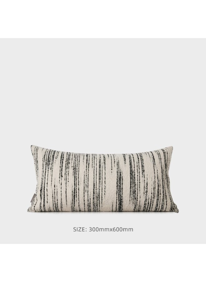 Irregular Black Lines Cushion Cushion Cover