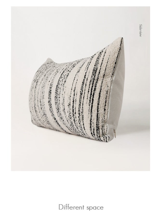 Irregular Black Lines Cushion Cushion Cover