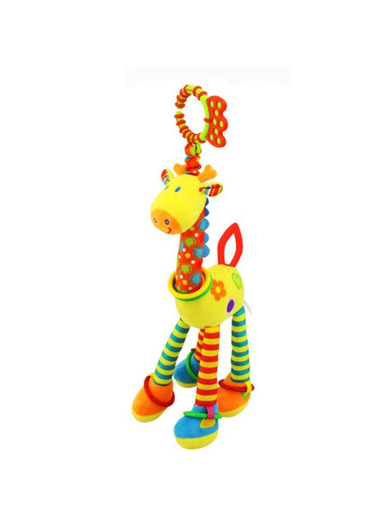 Giraffe Car Bed Hanging Newborn Baby Car Pendant Baby Doll Soothing Toy (New Giraffe Bed Hanging)