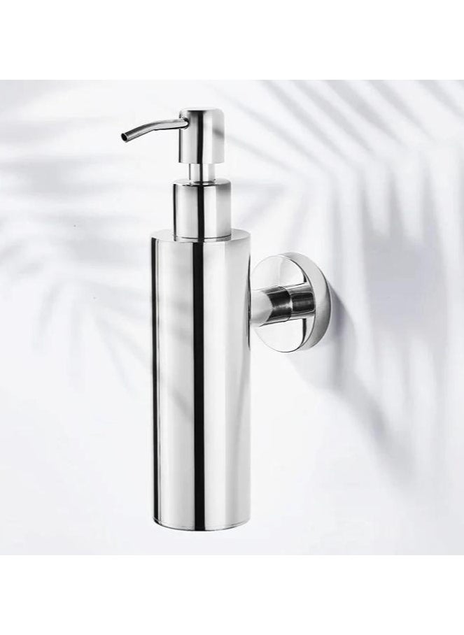 Wall Mounted Stainless Steel Soap Dispenser, Chrome Finish