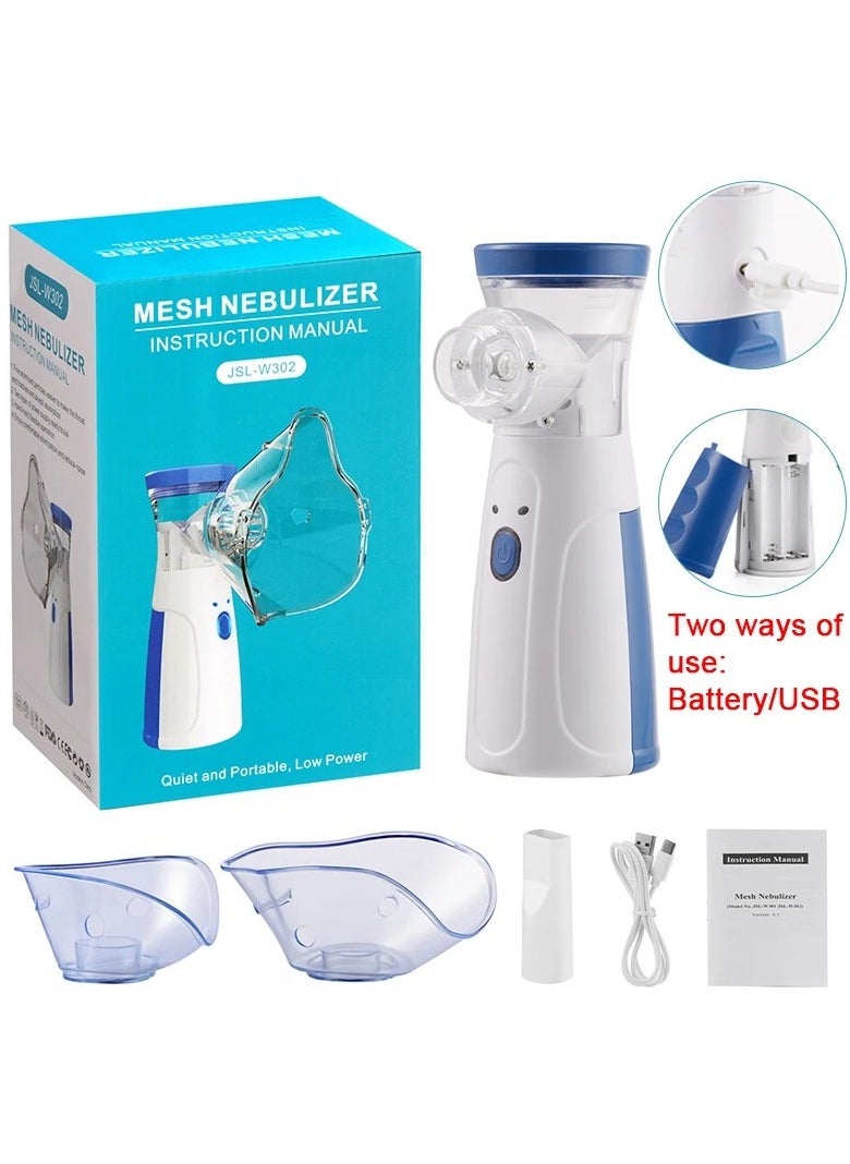 Mesh Nebulizer For Children Men Women Mini Handheld Portable Steam Humidifier For Home And Travel