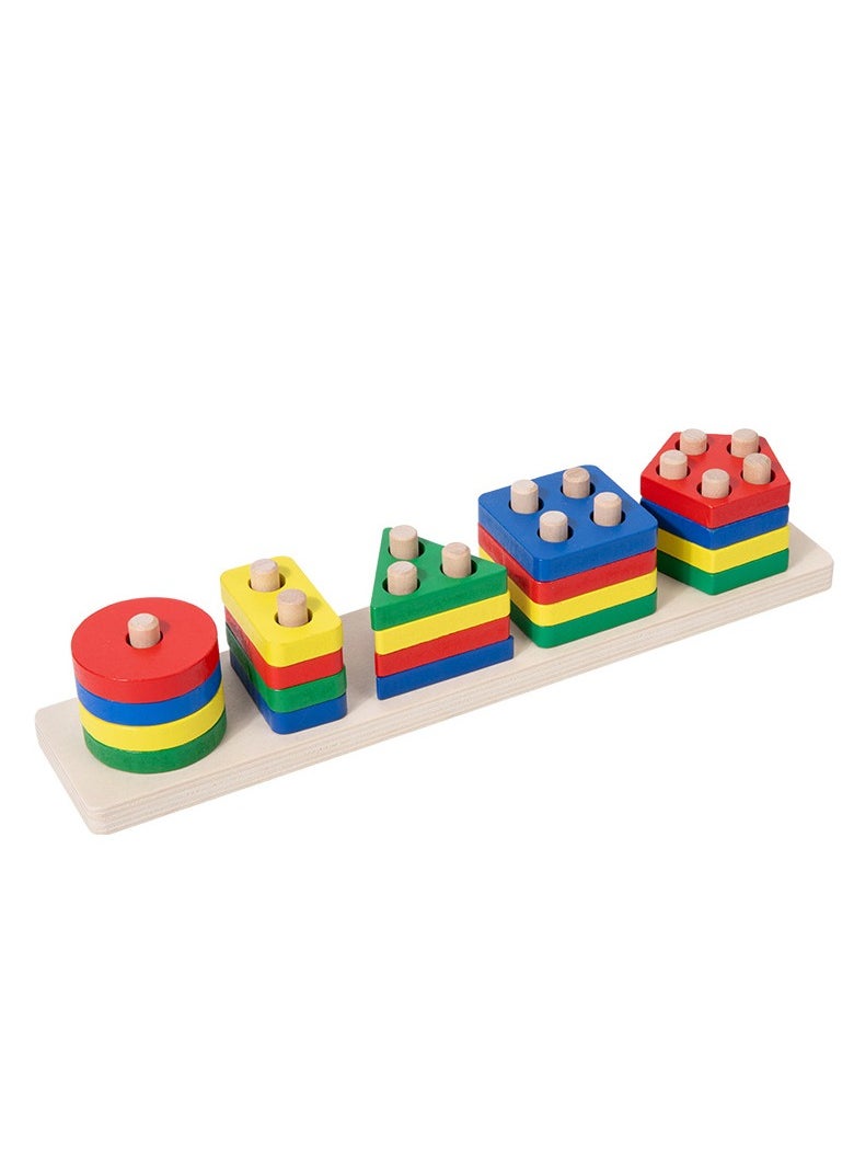 Unique Wooden Geometry Toys in Rectangular Shape: Challenge Your Mind