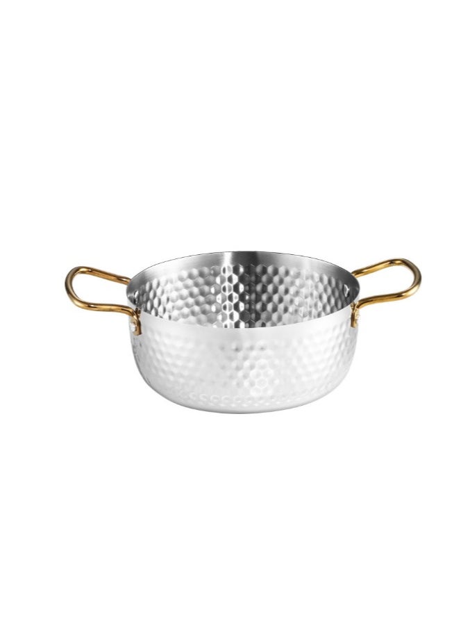 New Stainless Steel Flat Bottomed Dry Pan