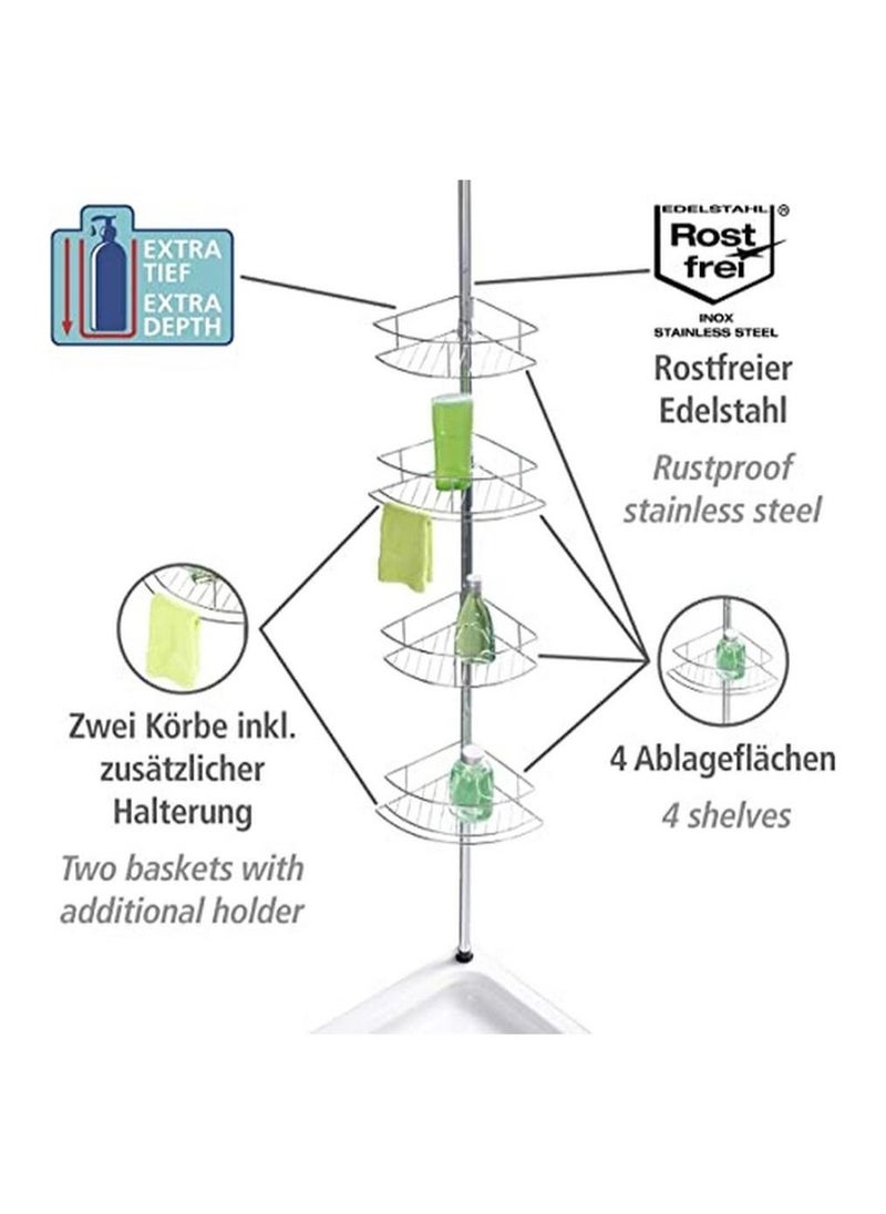Dolcedo Telescopic Corner Shelf