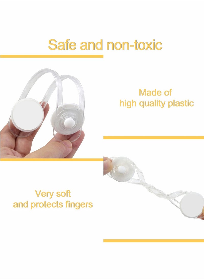 Child Safety Locks, 8 Pcs Transparent Baby Child Safety Cupboard Door Lock