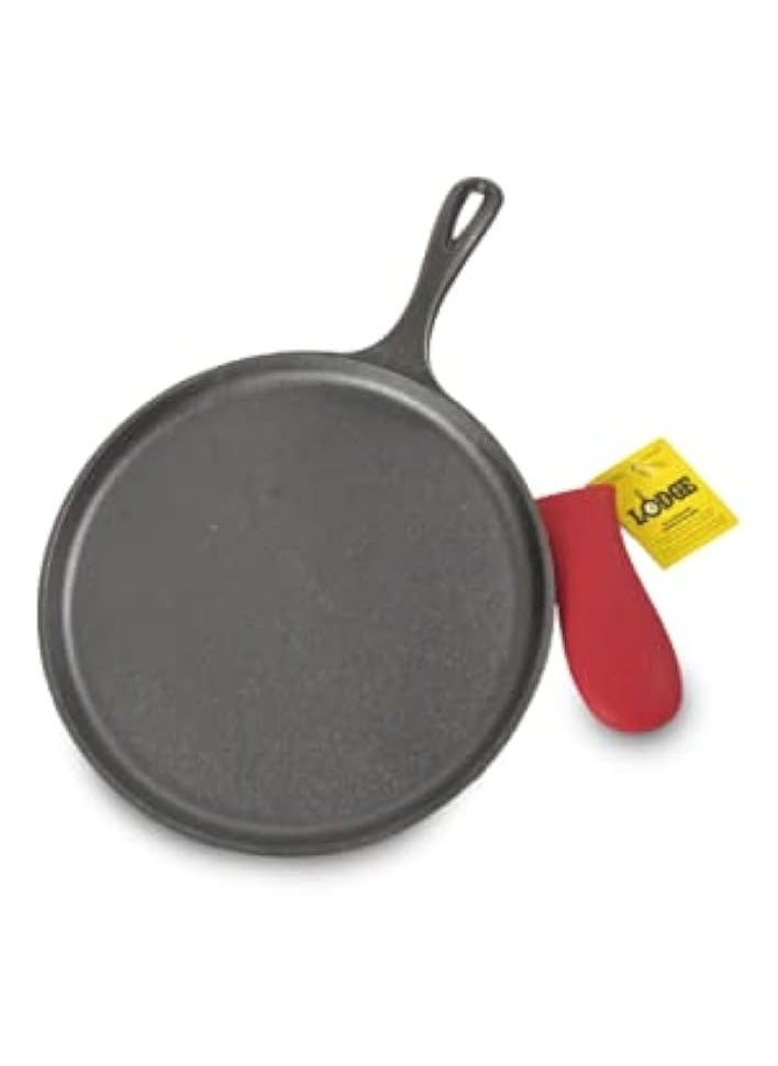 Cast Iron Griddle And Hot Handle Holder, 10.5