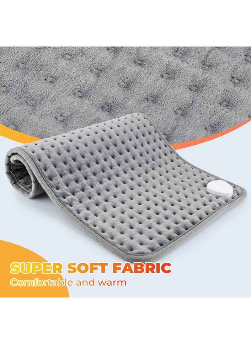 Electric Heating Pad For Back and Shoulders And Neck Heat Settings Automatic Shut Off Machine Washable Portable Pain Relief Heating Pad